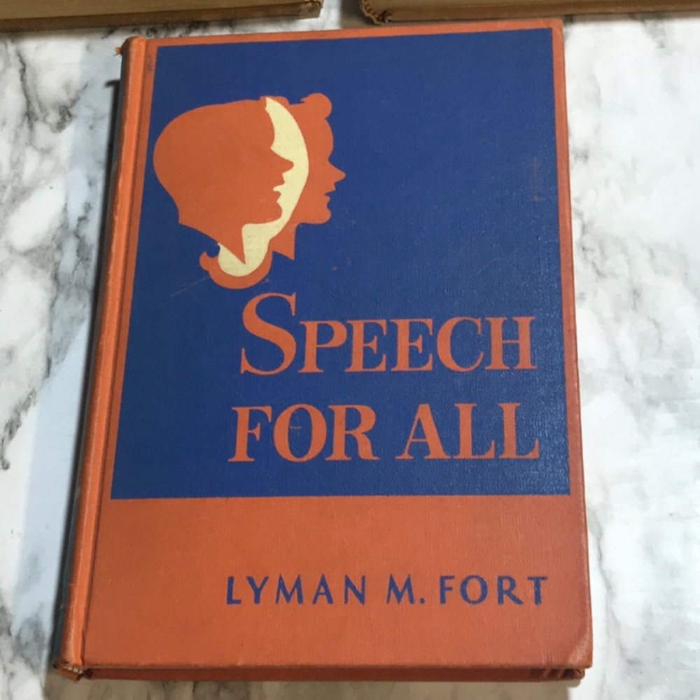 3 vintage from the 1940s Speech books hardcover Speech for all Your Speech - Picture 4 of 11